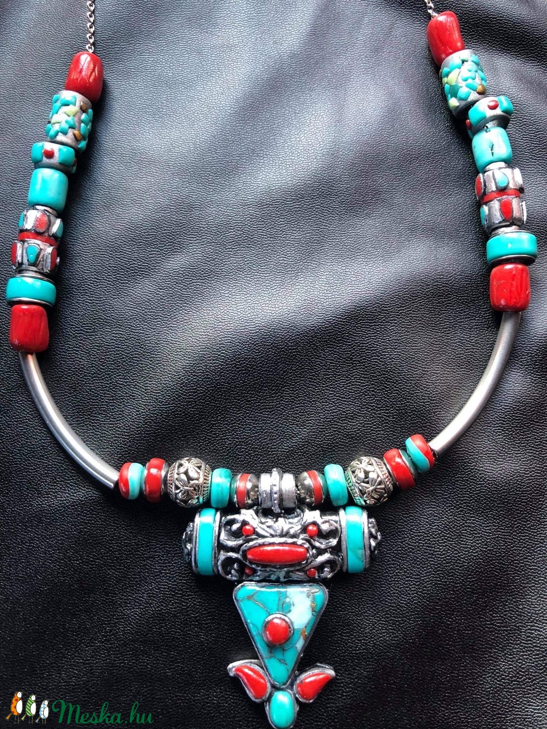 Tibeti nyaklánc - ékszer - nyaklánc - medálos nyaklánc - Meska.hu