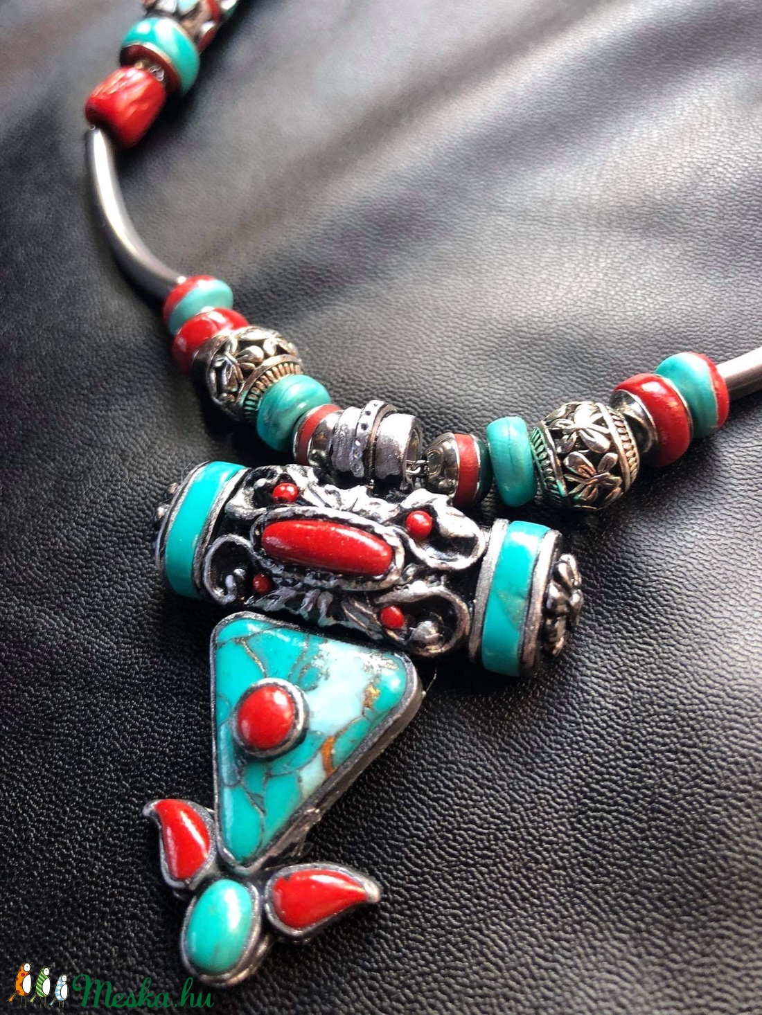 Tibeti nyaklánc - ékszer - nyaklánc - medálos nyaklánc - Meska.hu