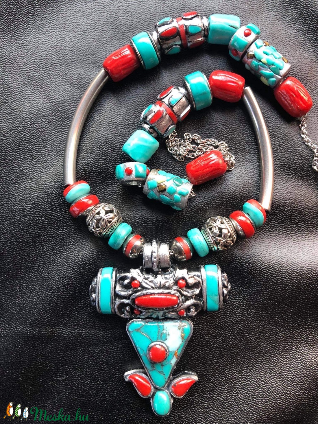 Tibeti nyaklánc - ékszer - nyaklánc - medálos nyaklánc - Meska.hu