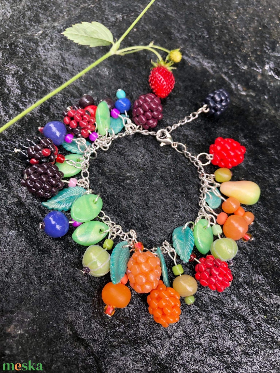FRUIT karkötő - ékszer - karkötő - karkötő medállal - Meska.hu