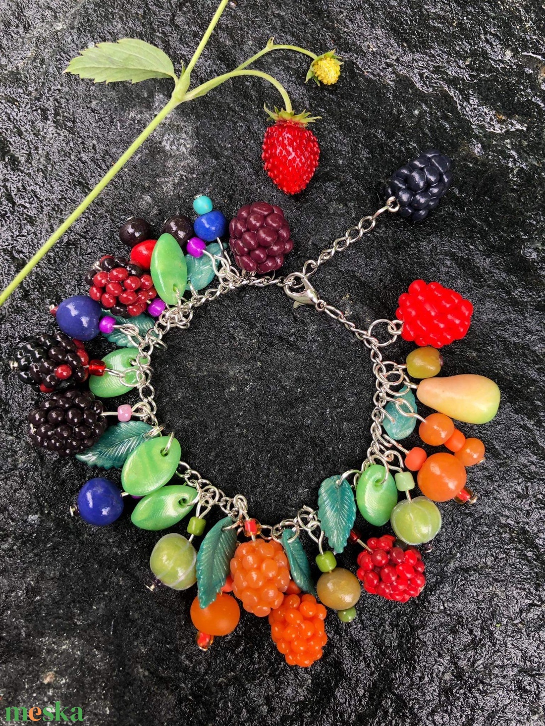 FRUIT karkötő - ékszer - karkötő - karkötő medállal - Meska.hu