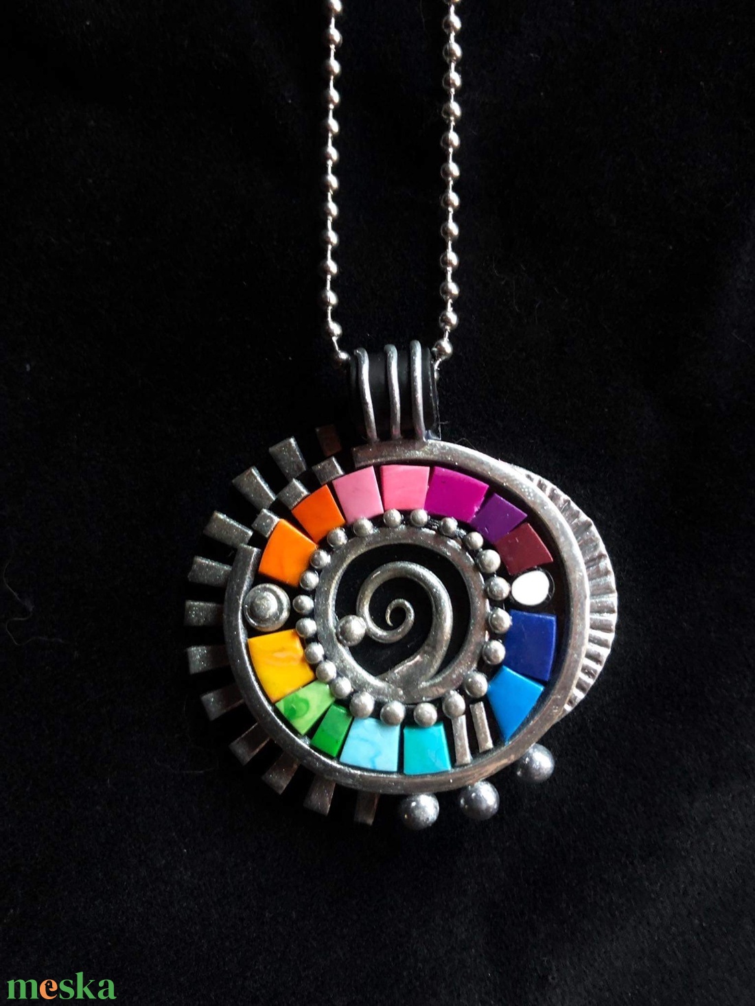 Spirál amulett nyaklánc - ékszer - nyaklánc - medálos nyaklánc - Meska.hu Spirál amulett nyaklánc - ékszer - nyaklánc - medálos nyaklánc - Meska.hu
