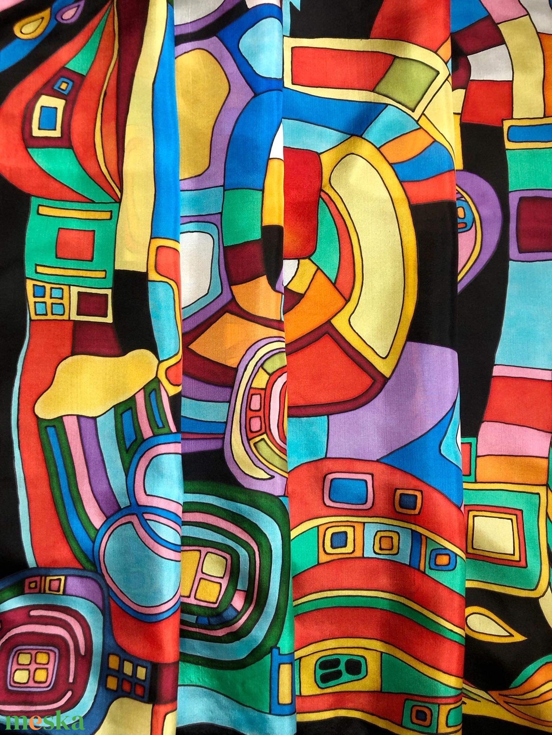 Kézzel festett selyemkendő Colorful 75x75cm (pongé 8) - ruha & divat - sál, sapka, kendő - vállkendő - Meska.hu Kézzel festett selyemkendő Colorful 75x75cm (pongé 8) - ruha & divat - sál, sapka, kendő - vállkendő - Meska.hu