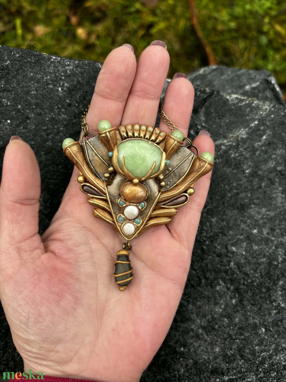 Princess nyaklánc - ékszer - nyaklánc - medálos nyaklánc - Meska.hu