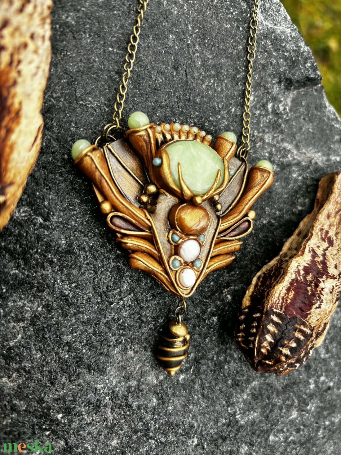 Princess nyaklánc - ékszer - nyaklánc - medálos nyaklánc - Meska.hu