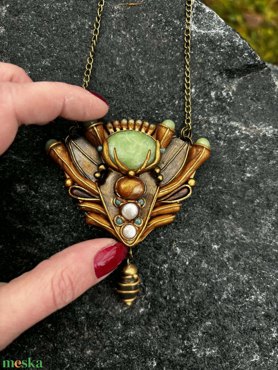 Princess nyaklánc - ékszer - nyaklánc - medálos nyaklánc - Meska.hu