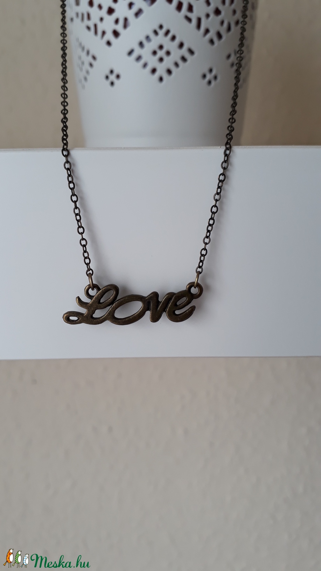 Love nyaklánc - ékszer - nyaklánc - medálos nyaklánc - Meska.hu Love nyaklánc - ékszer - nyaklánc - medálos nyaklánc - Meska.hu