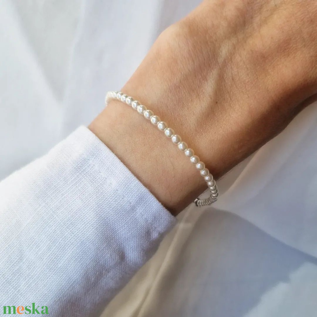 Tekla gyöngyös karkötő - ékszer - karkötő - gyöngyös karkötő - Meska.hu