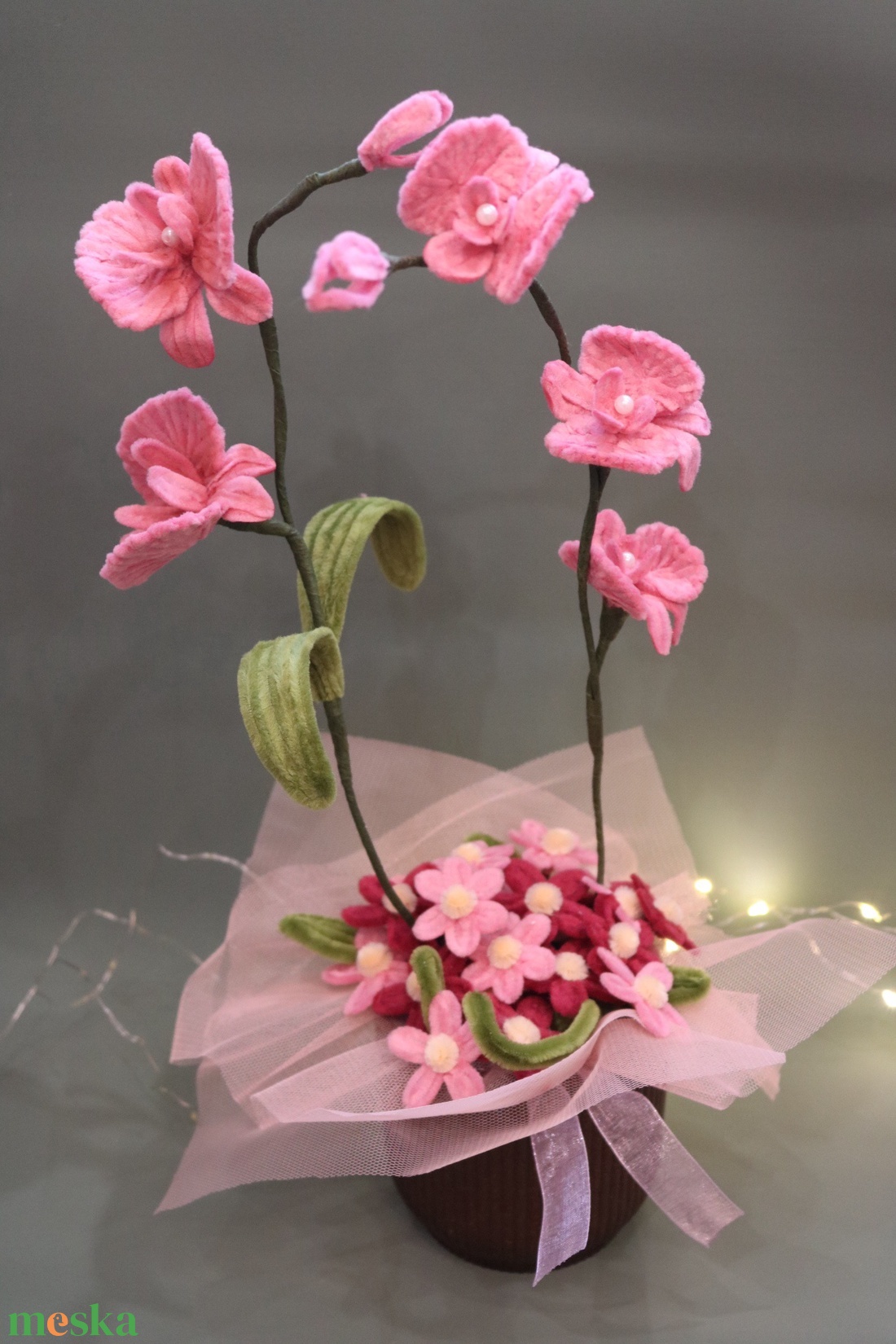 Elegáns orchidea és virágözön kézzel készült különlegesség - otthon & életmód - dekoráció - dísztárgy - Meska.hu Elegáns orchidea és virágözön kézzel készült különlegesség - otthon & életmód - dekoráció - dísztárgy - Meska.hu