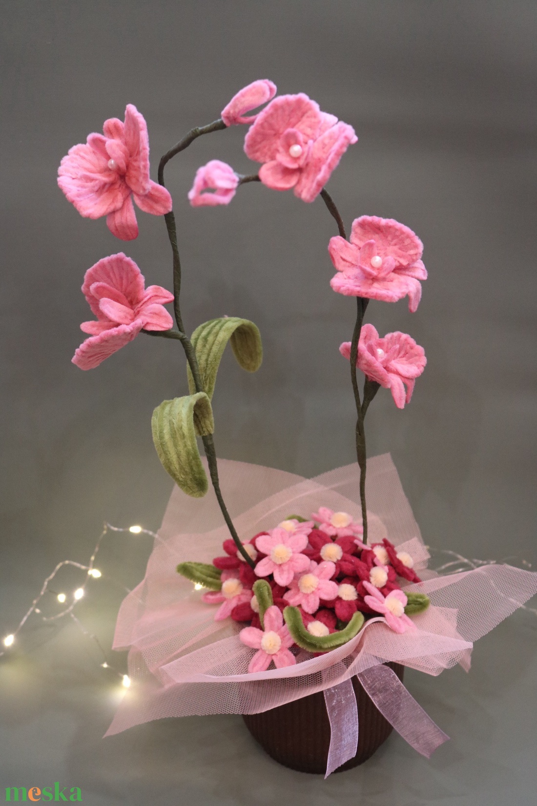 Elegáns orchidea és virágözön kézzel készült különlegesség - otthon & életmód - dekoráció - dísztárgy - Meska.hu Elegáns orchidea és virágözön kézzel készült különlegesség - otthon & életmód - dekoráció - dísztárgy - Meska.hu