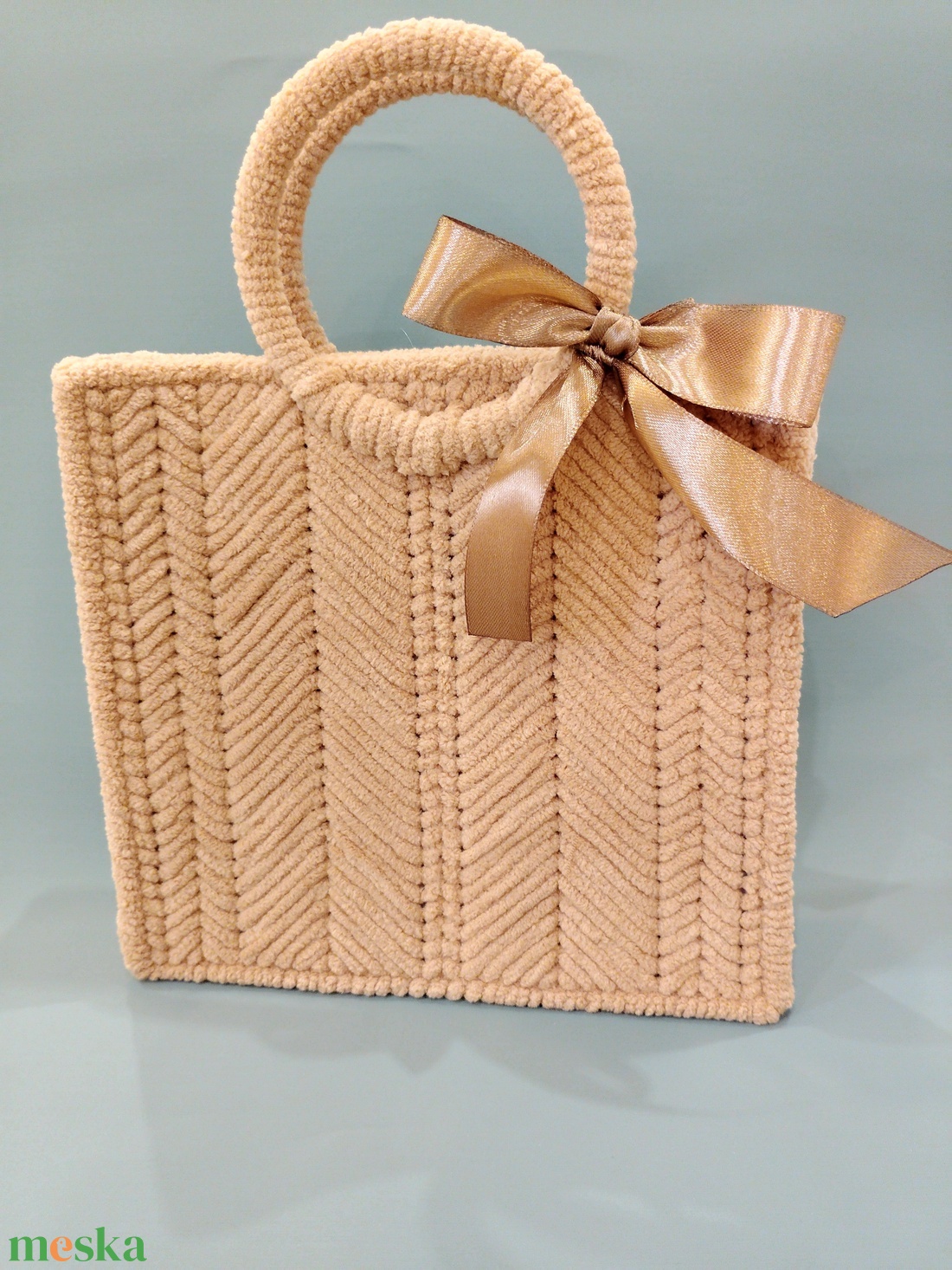 Bézs egyedi táska - táska & tok - kézitáska & válltáska - kézitáska - Meska.hu