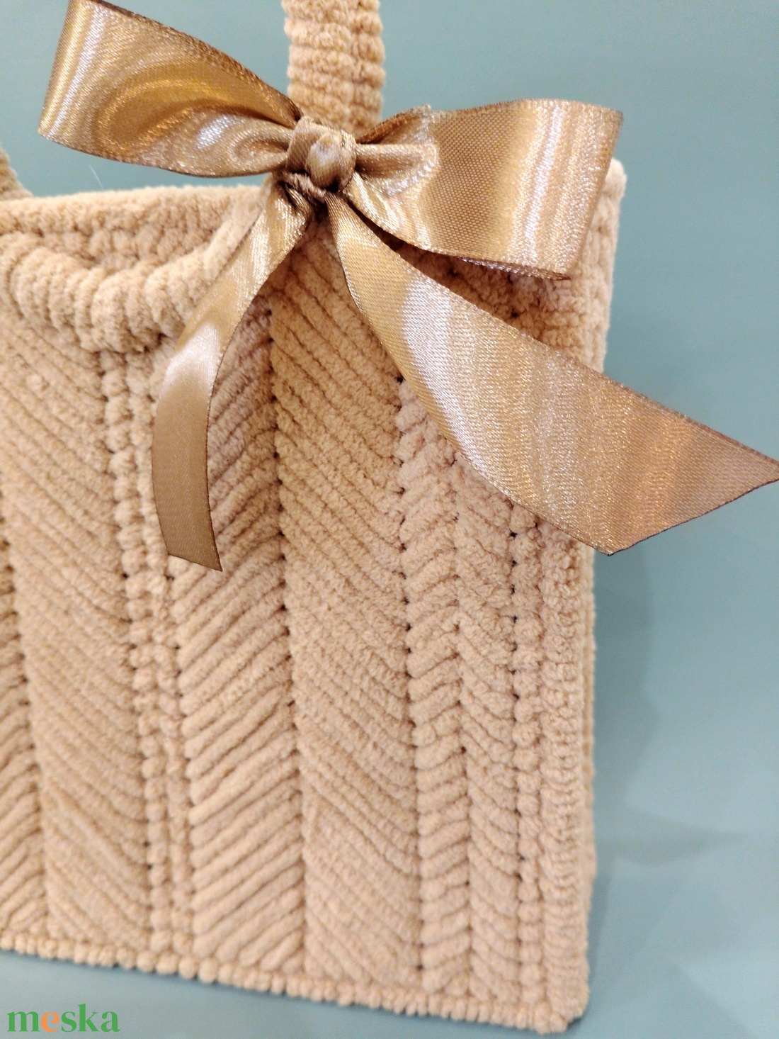 Bézs egyedi táska - táska & tok - kézitáska & válltáska - kézitáska - Meska.hu