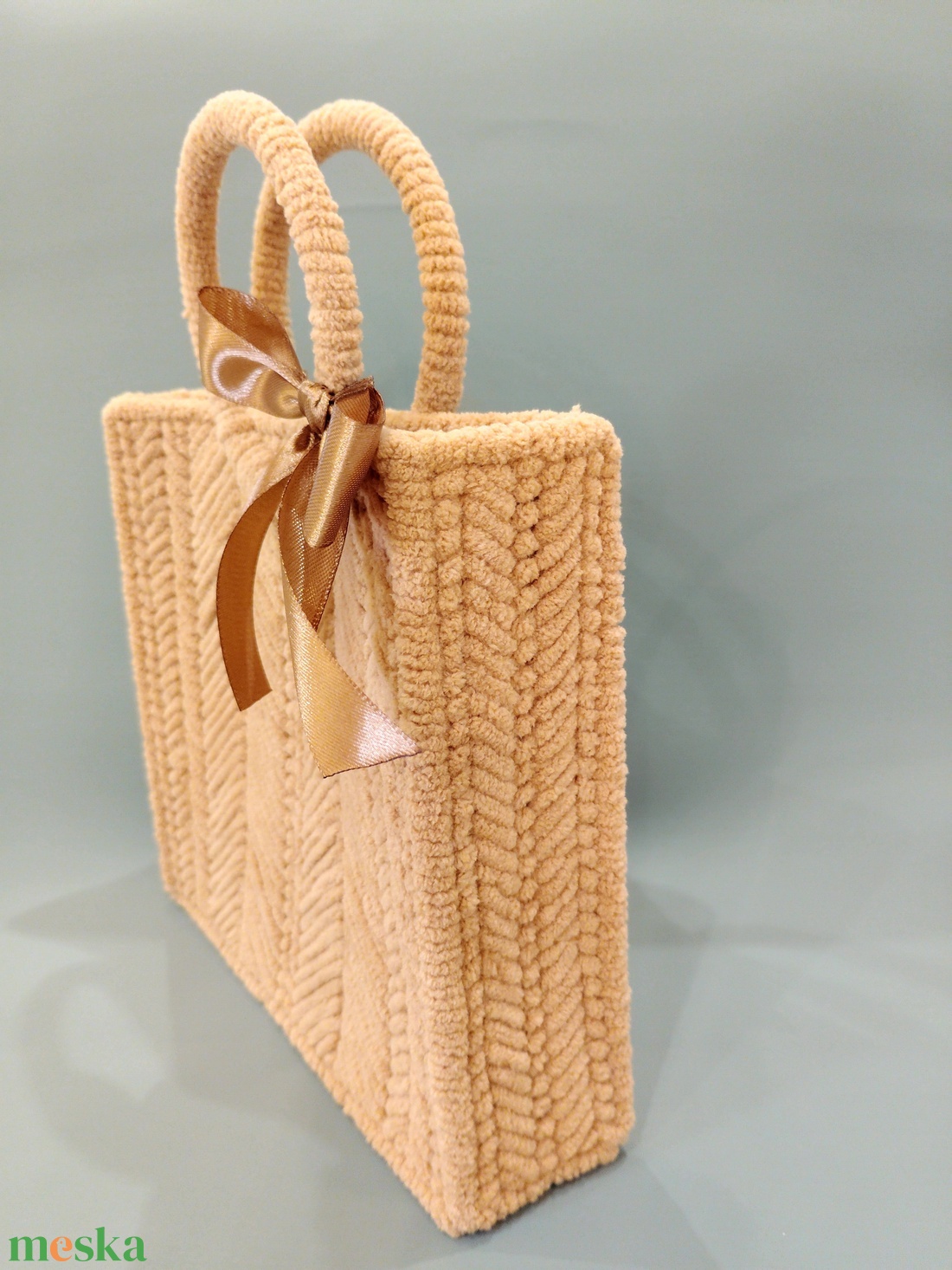 Bézs egyedi táska - táska & tok - kézitáska & válltáska - kézitáska - Meska.hu
