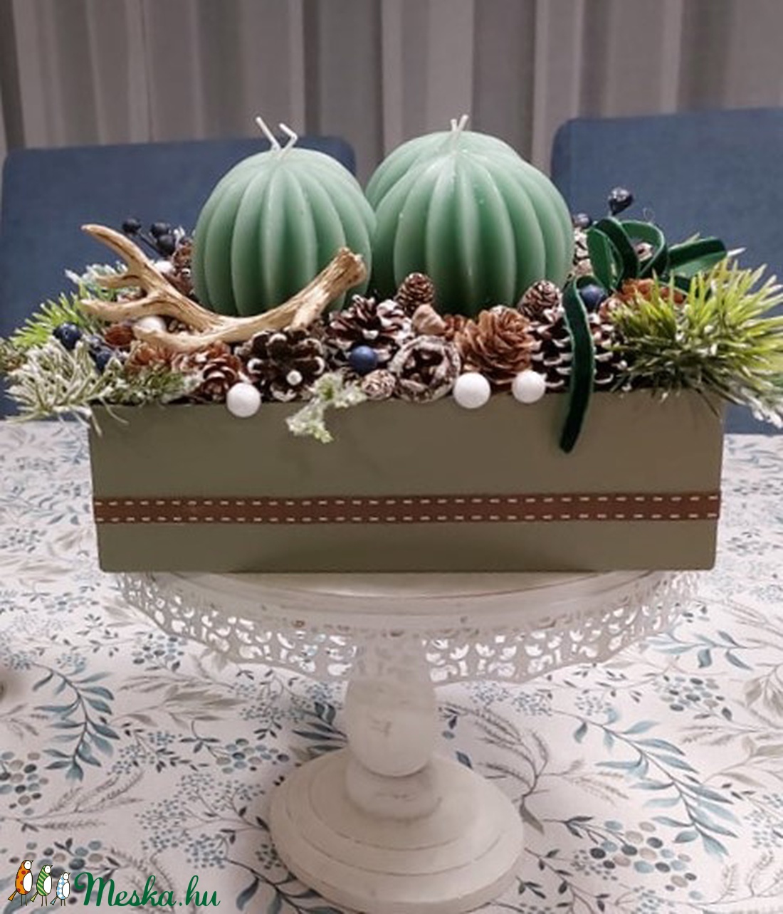 Adventi asztaldísz   - karácsony - adventi díszek - adventi asztaldísz - Meska.hu