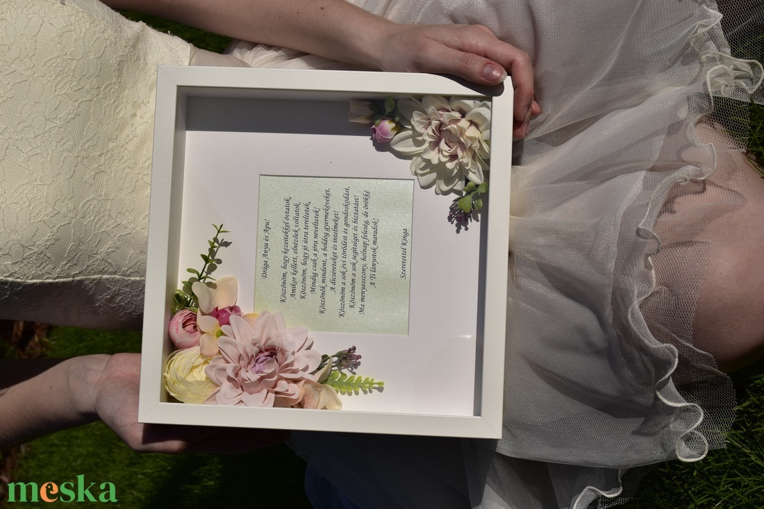 Köszönőajándék esküvőre szülőknek  - esküvő - emlék & ajándék - köszönőajándék - Meska.hu