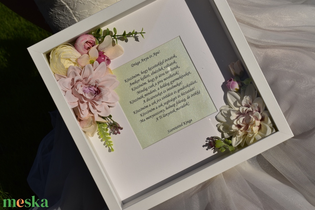 Köszönőajándék esküvőre szülőknek  - esküvő - emlék & ajándék - köszönőajándék - Meska.hu