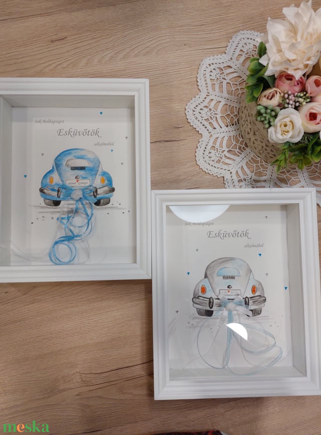 Egyedi pénzátadó képkeret ,nászajándékba  - esküvő - emlék & ajándék - nászajándék - esküvői pénzátadó képkeret - Meska.hu