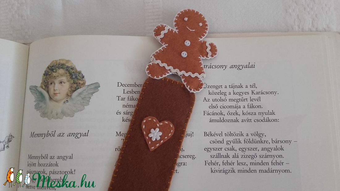 Mézi figurás könyvjelző - - Meska.hu Mézi figurás könyvjelző - - Meska.hu