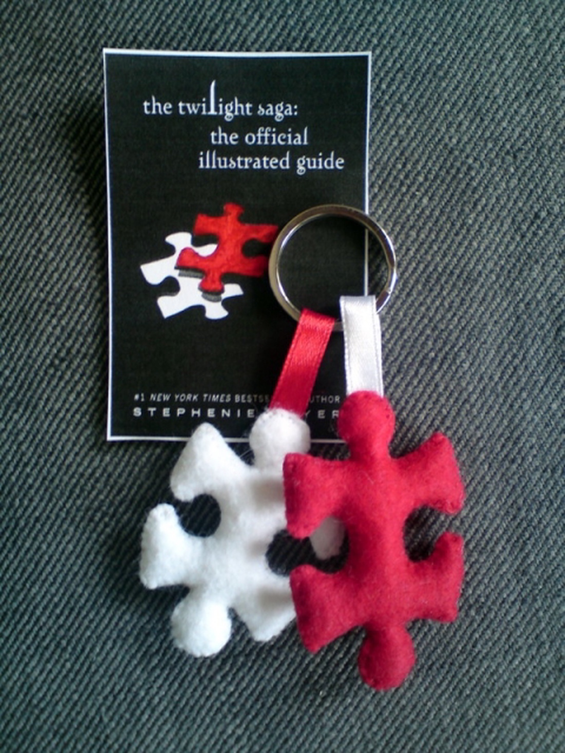 Alkonyat puzzle kulcstartó -  - Meska.hu