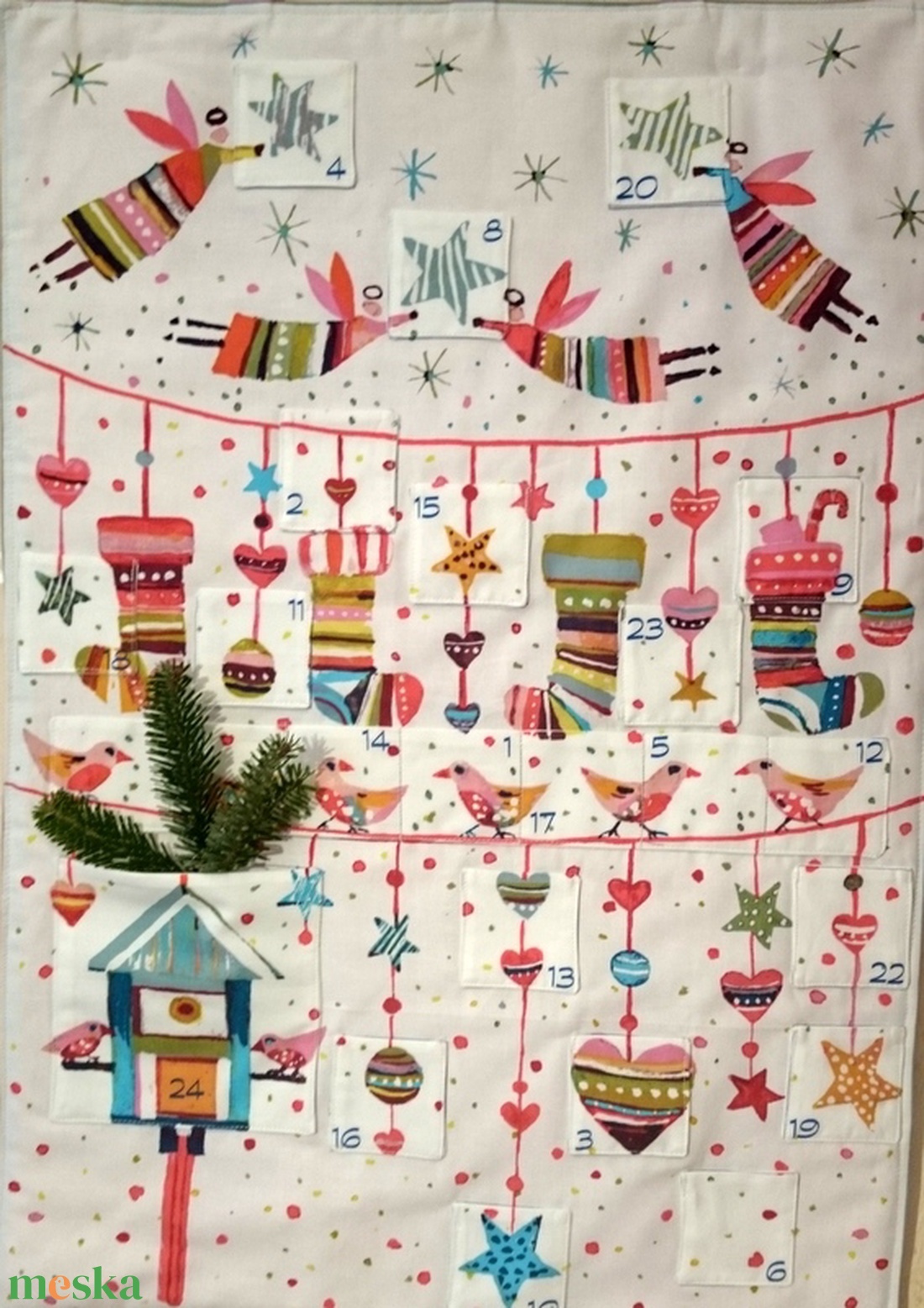 Adventi naptár - karácsony - adventi díszek - adventi naptár - Meska.hu