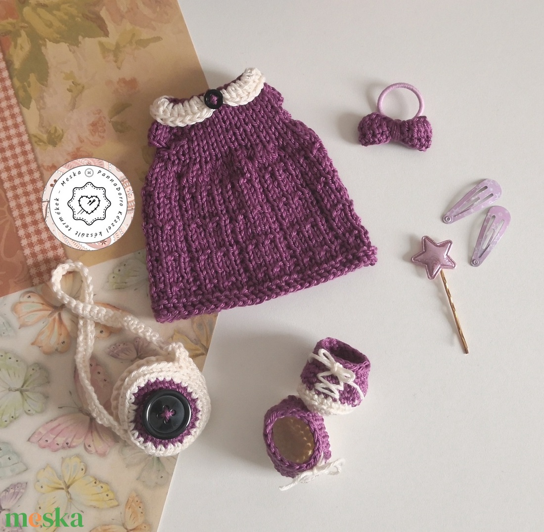 Kötött ruha amigurumihoz, öltöztethető játékbaba CutePie kiegészítő, pamutból horgolt cipővel, táskával, játék dekoráció - játék & sport - baba & babaház - öltöztethető baba - Meska.hu Kötött ruha amigurumihoz, öltöztethető játékbaba CutePie kiegészítő, pamutból horgolt cipővel, táskával, játék dekoráció - játék & sport - baba & babaház - öltöztethető baba - Meska.hu