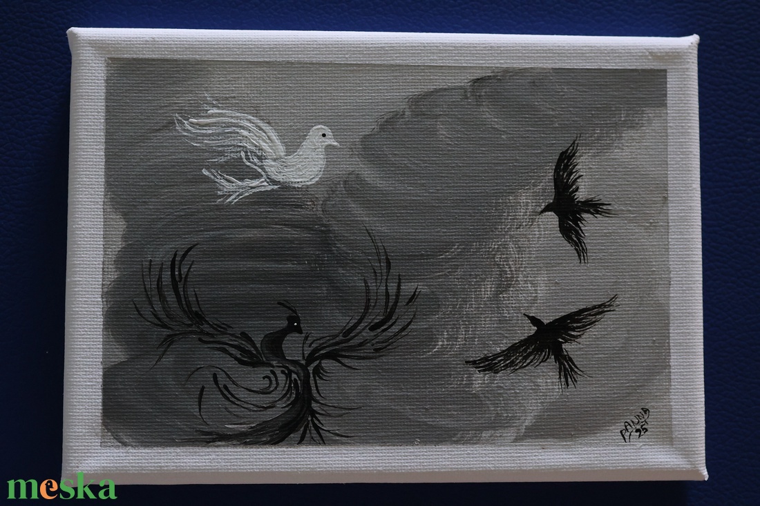 Akrill festmény - művészet - festmény - akril - Meska.hu