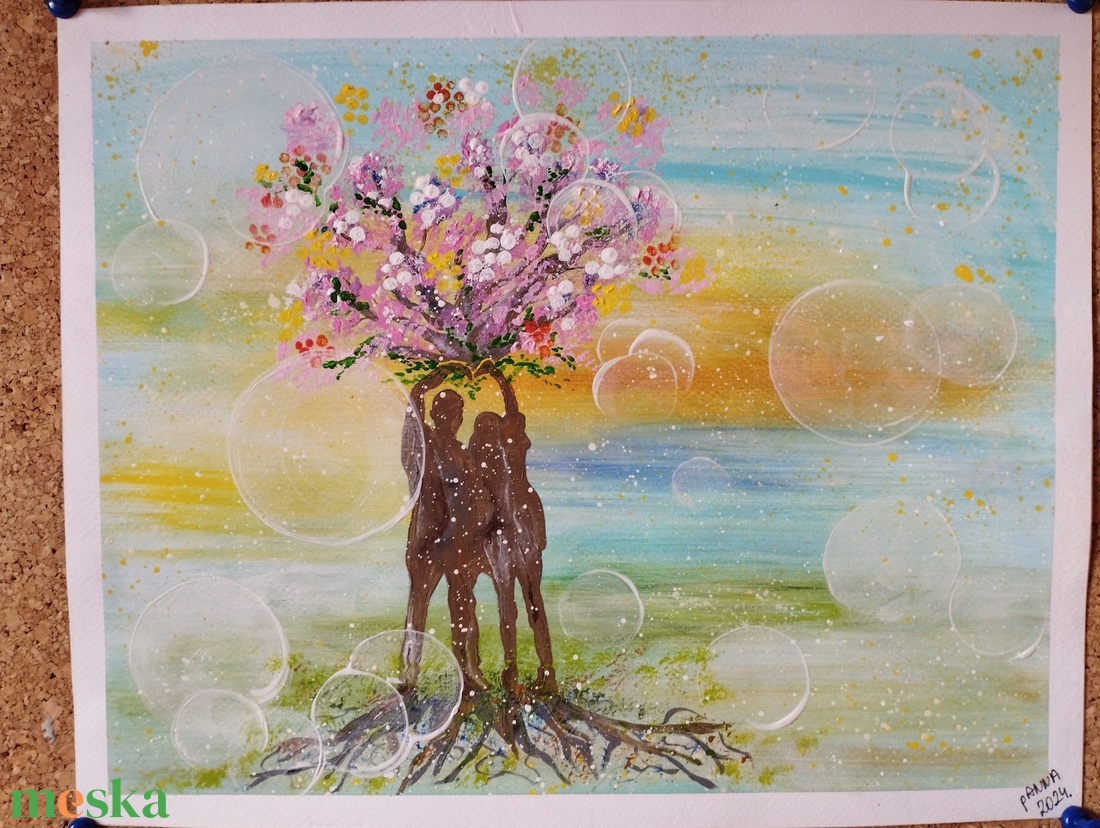 Akrill festmény - művészet - festmény - akril - Meska.hu