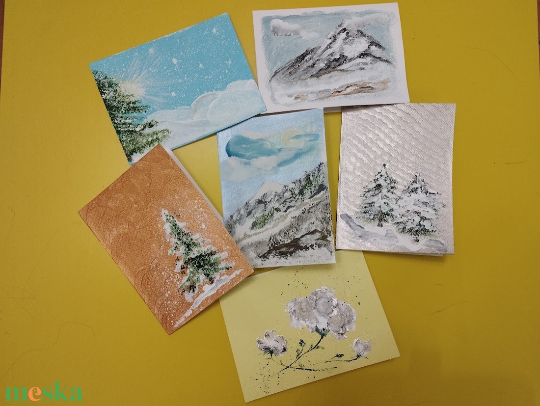 Üdvözlő lapok / kártyák  - karácsony - karácsonyi ajándékozás - karácsonyi képeslap, üdvözlőlap, ajándékkísérő - Meska.hu