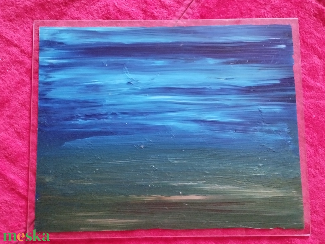 Éj - művészet - festmény - akril - Meska.hu