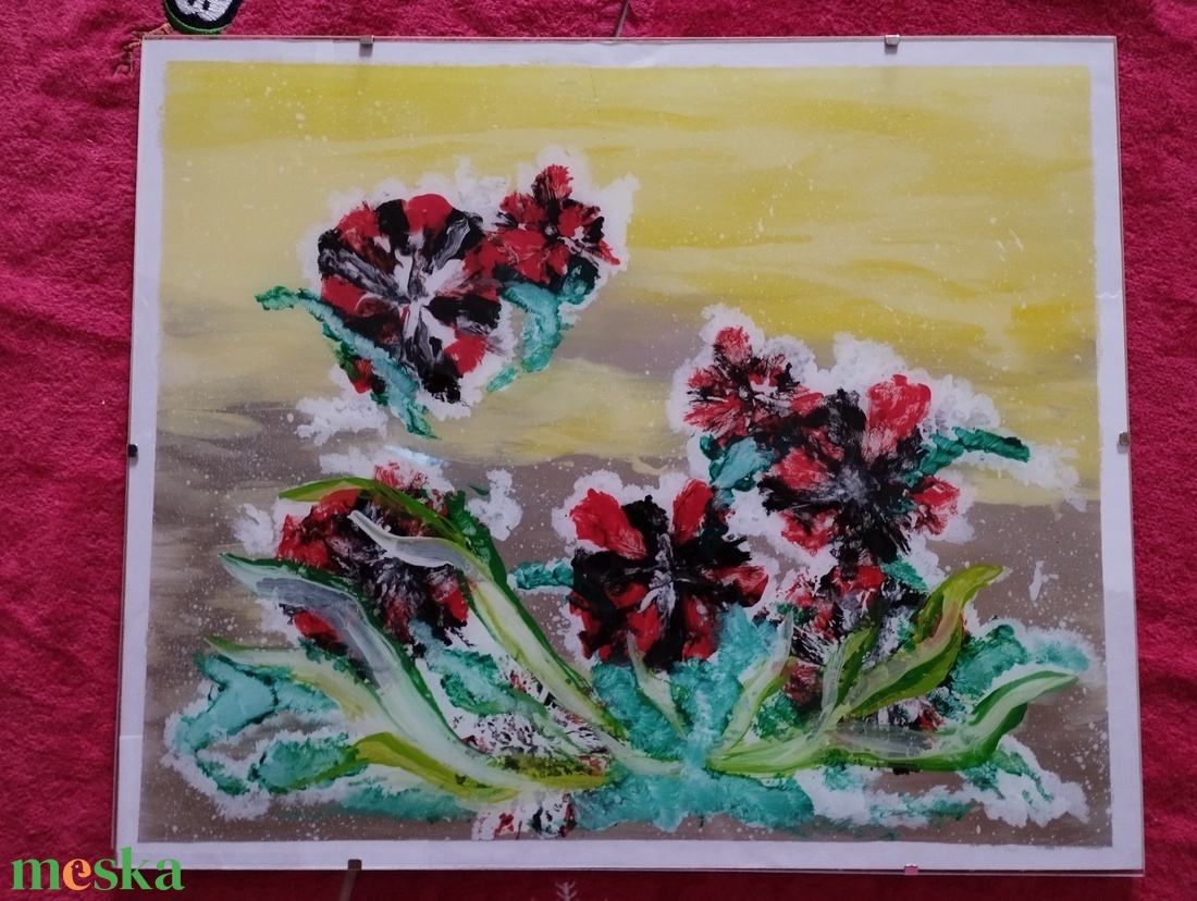 Tavasz - művészet - festmény - akril - Meska.hu