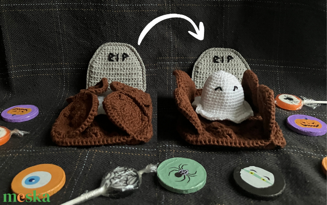 Szellem a Síron - otthon & életmód - dekoráció - halloween - halloweeni figurák - Meska.hu Szellem a Síron - otthon & életmód - dekoráció - halloween - halloweeni figurák - Meska.hu