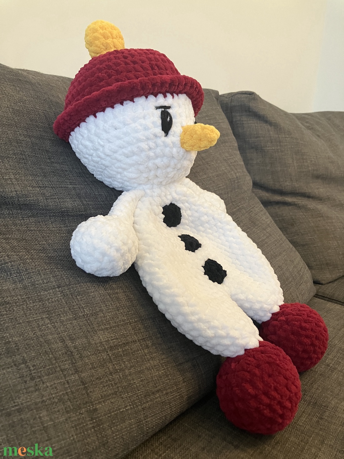 Hóember nyunyó - játék & sport - plüssállat & játékfigura - más figura - Meska.hu