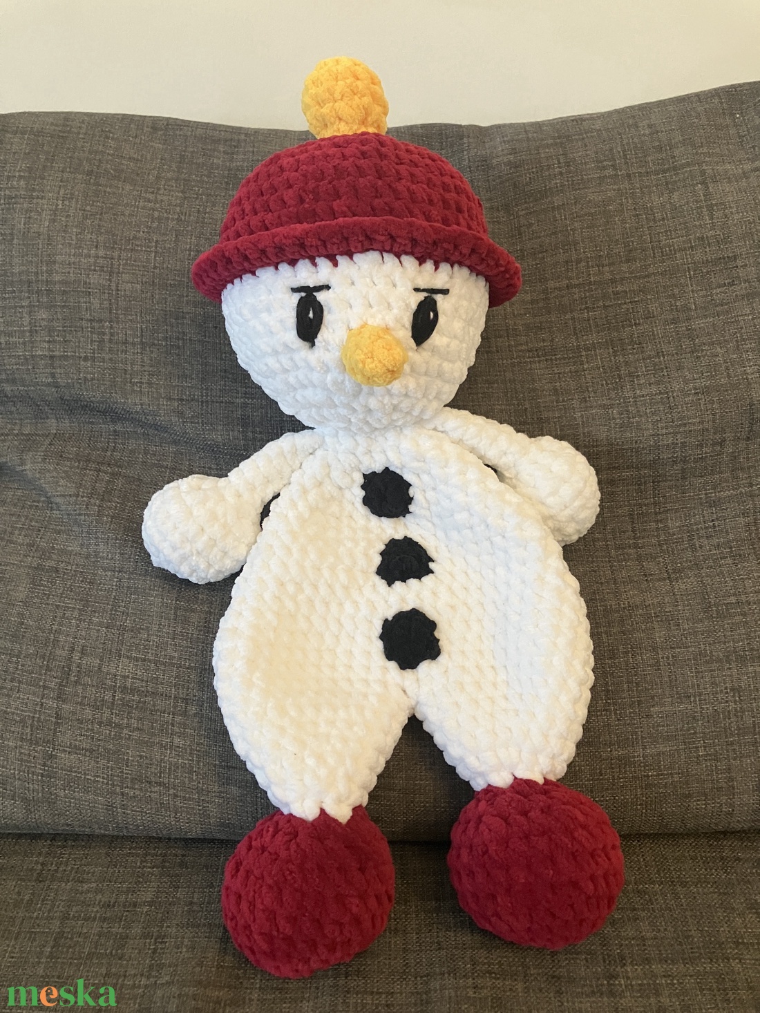 Hóember nyunyó - játék & sport - plüssállat & játékfigura - más figura - Meska.hu