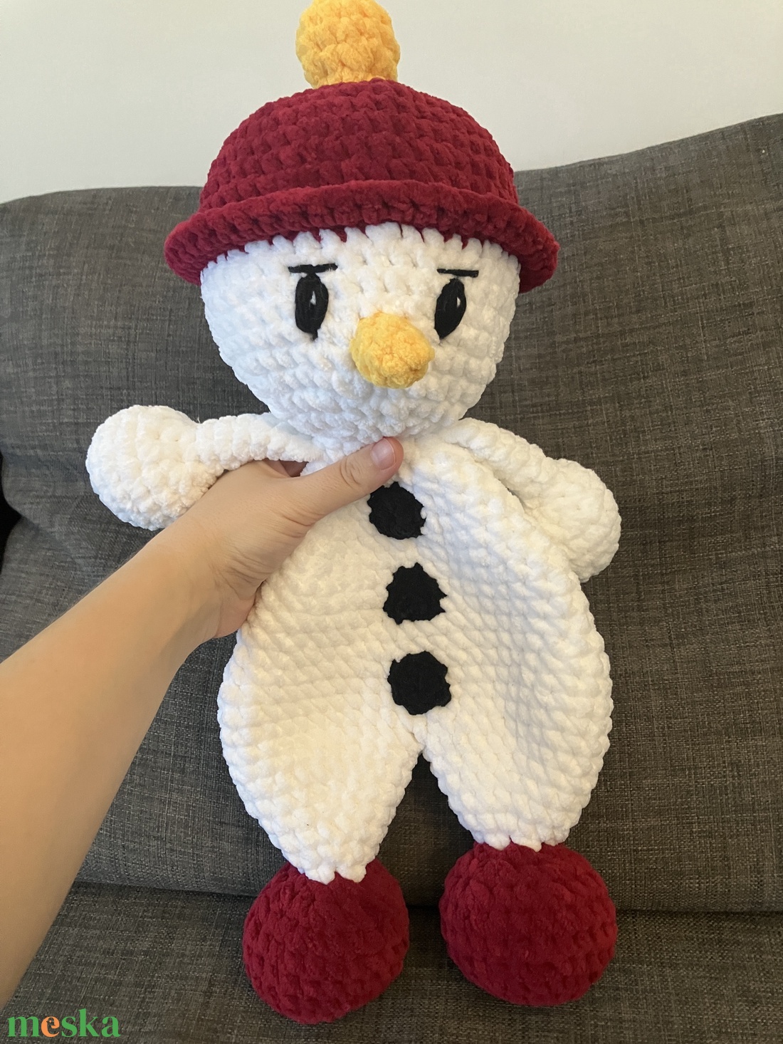 Hóember nyunyó - játék & sport - plüssállat & játékfigura - más figura - Meska.hu