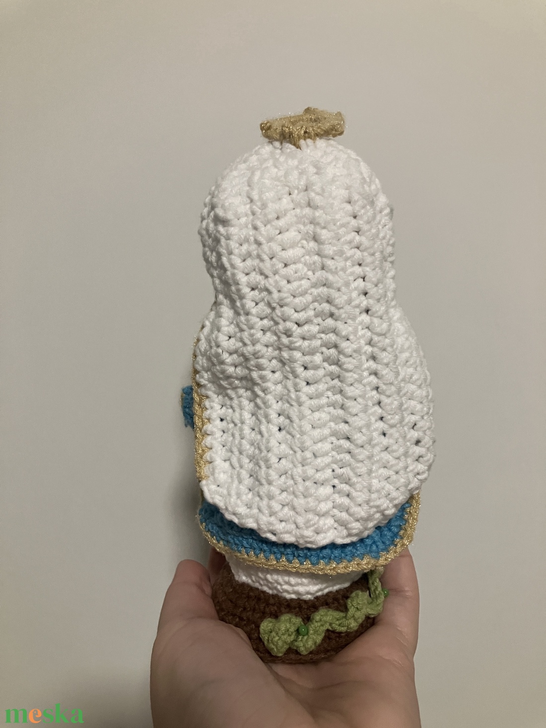 Horgolt Szűz Mária figura - játék & sport - plüssállat & játékfigura - más figura - Meska.hu