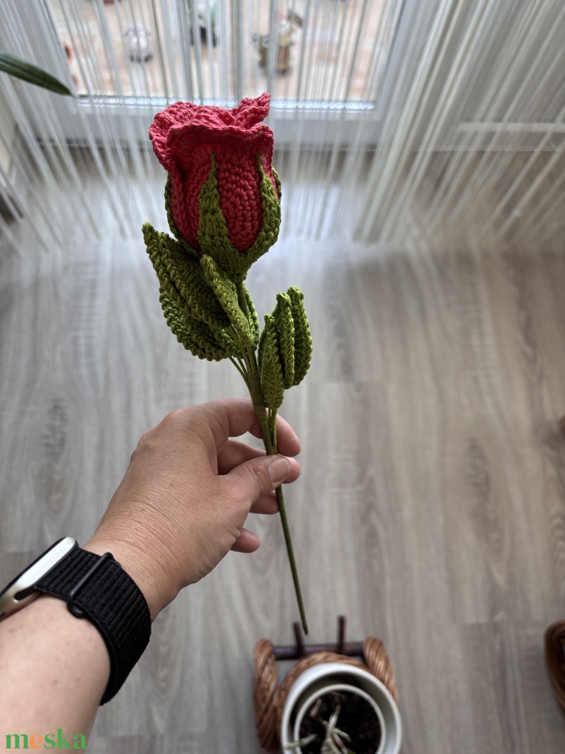  Örök rózsa - kézműves , soha el nem hervadó ajándék  - otthon & életmód - virágdekoráció - virágok - szálas virág - Meska.hu