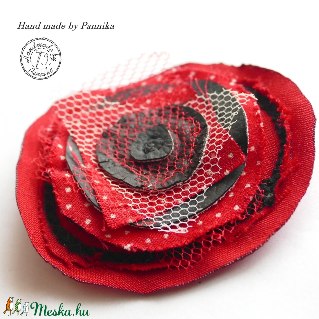 Kitűző: piros bohém Akció! - ékszer - kitűző és bross - kitűző - Meska.hu Kitűző: piros bohém Akció! - ékszer - kitűző és bross - kitűző - Meska.hu