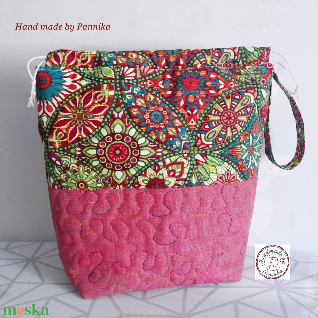 Rendelhető Fonaltartó! Kötők, horgolók figyelmébe is ajánlom! Vízhatlan, használható pelenka, vizes fürdőruha tartónak! - otthon & életmód - tárolás & rendszerezés - tárolókosár - Meska.hu