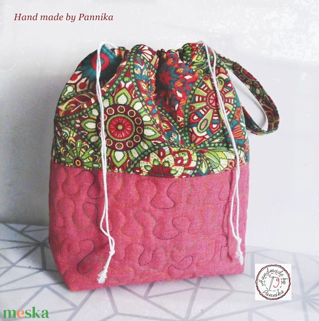 Rendelhető Fonaltartó! Kötők, horgolók figyelmébe is ajánlom! Vízhatlan, használható pelenka, vizes fürdőruha tartónak! - otthon & életmód - tárolás & rendszerezés - tárolókosár - Meska.hu