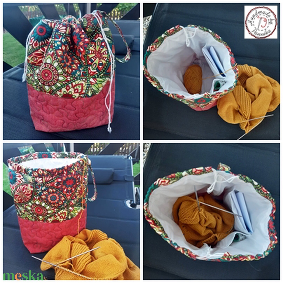 Rendelhető Fonaltartó! Kötők, horgolók figyelmébe is ajánlom! Vízhatlan, használható pelenka, vizes fürdőruha tartónak! - otthon & életmód - tárolás & rendszerezés - tárolókosár - Meska.hu