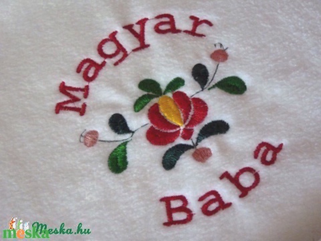 Babatakaró hímzéssel - otthon & életmód - babaszoba, gyerekszoba - babatakaró, gyerek pléd - Meska.hu