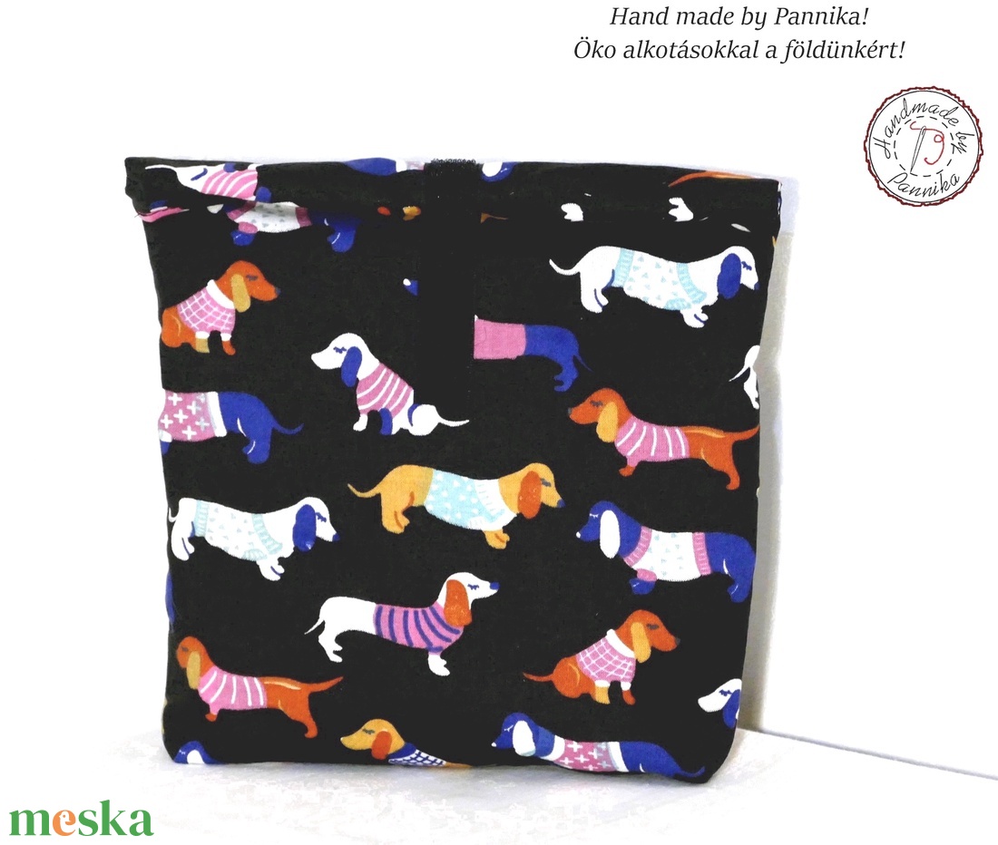 Roll top Uzsonnás, frissentartó tasak (tacskós) - táska & tok - uzsonna- & ebéd tartó - szendvics csomagoló - Meska.hu Roll top Uzsonnás, frissentartó tasak (tacskós) - táska & tok - uzsonna- & ebéd tartó - szendvics csomagoló - Meska.hu