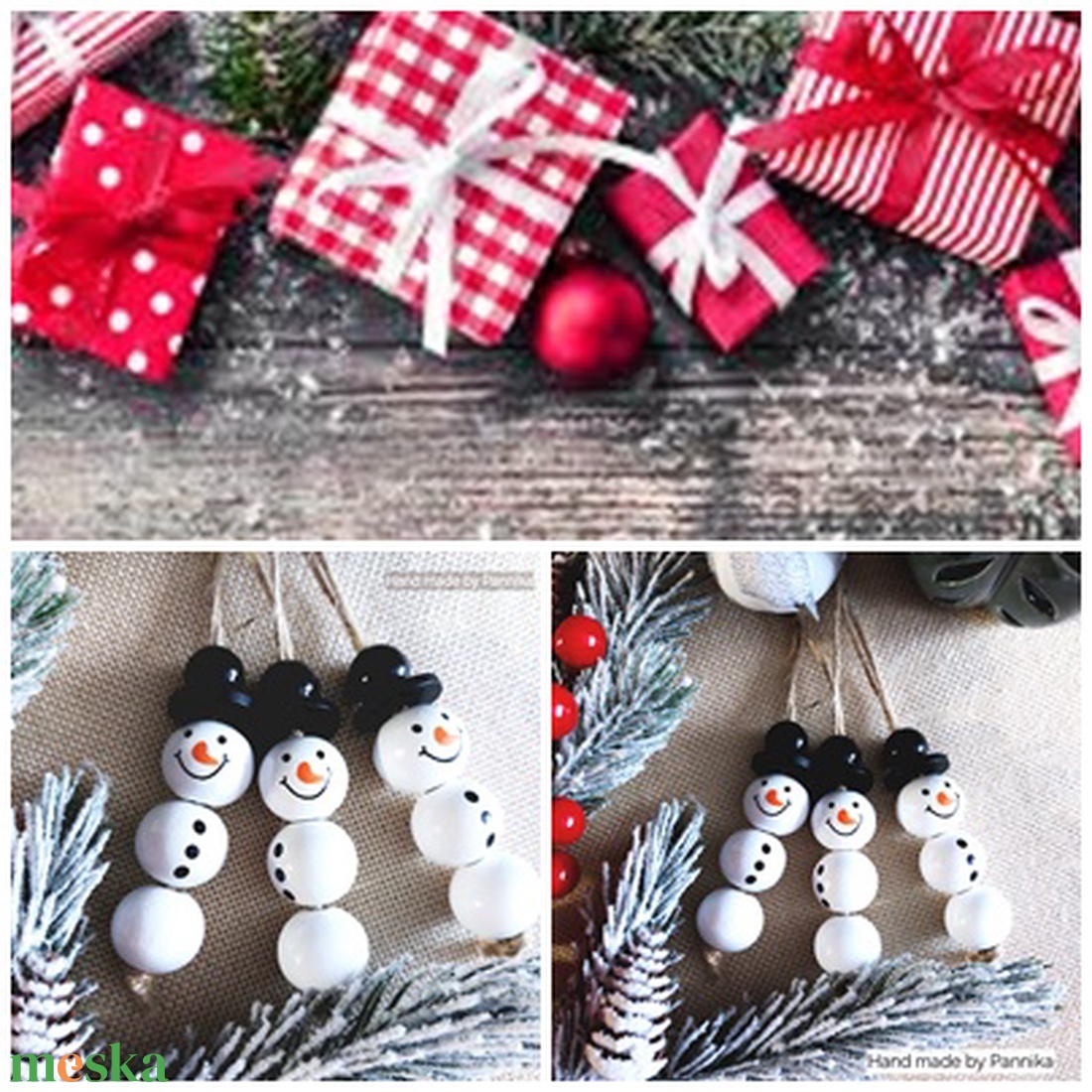 Hóemberek eladók - karácsony - karácsonyi lakásdekoráció - karácsonyfadíszek - Meska.hu