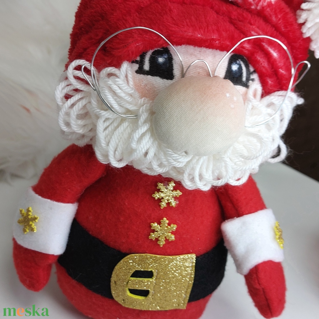 Mikulás manócska - karácsony - karácsonyi lakásdekoráció - karácsonyi manók, figurák - Meska.hu