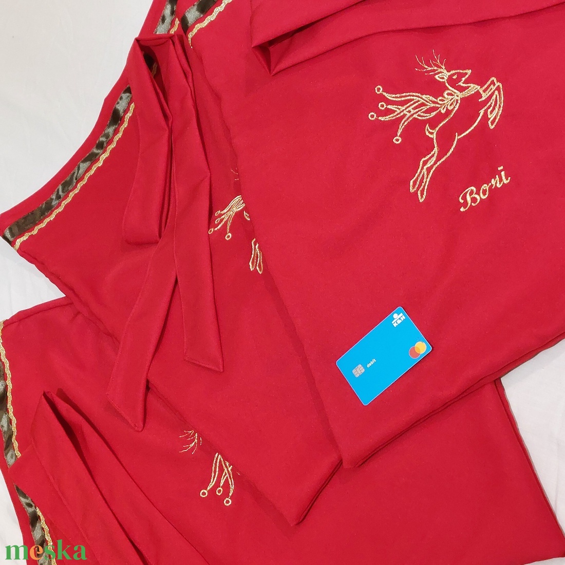 Névre szóló mikulászsák HÍMZETT! hajnal64-nek! - karácsony - mikulás - mikulás zsák - Meska.hu