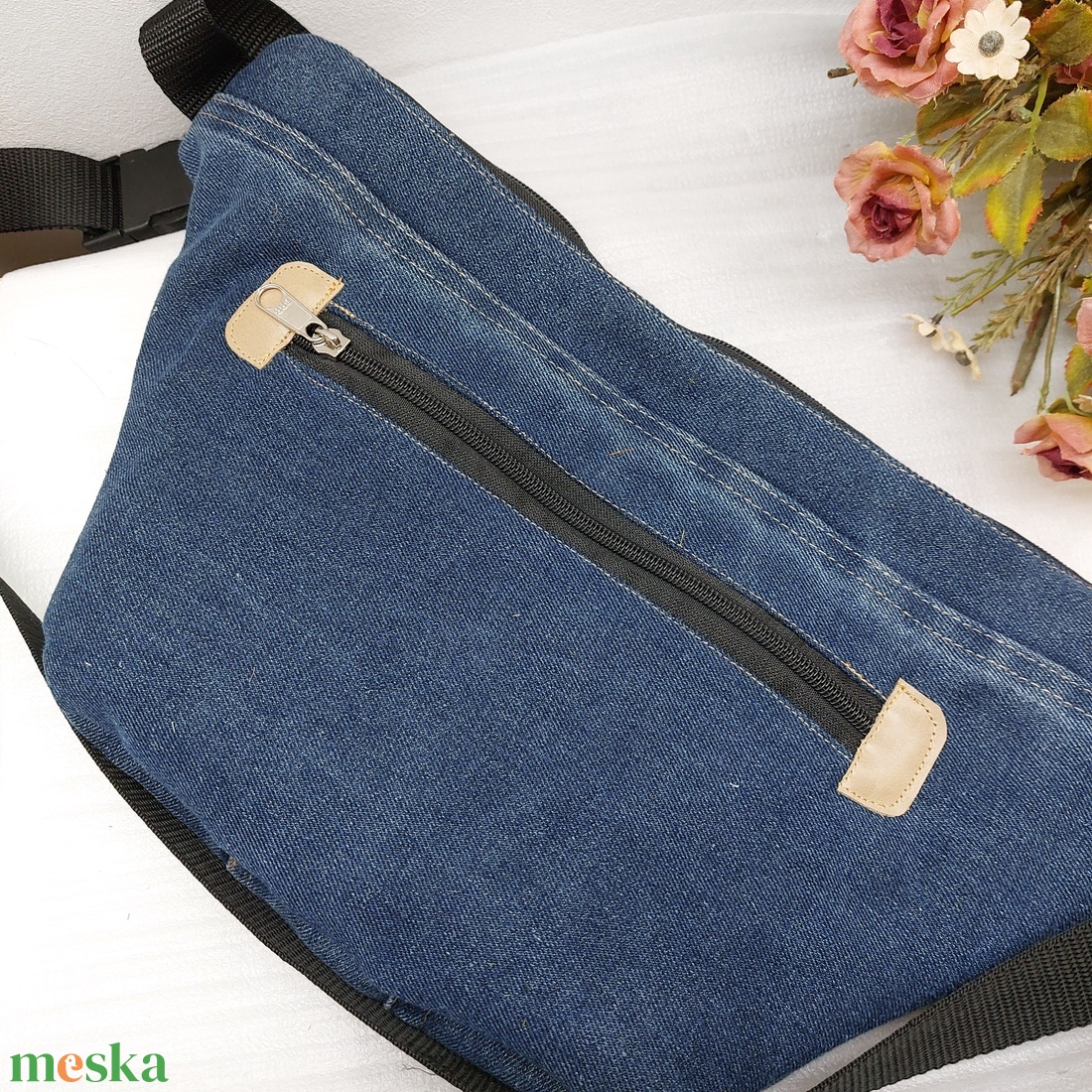 Anna390879 részére! Átvethető farmertáska - táska & tok - kézitáska & válltáska - vállon átvethető táska - Meska.hu