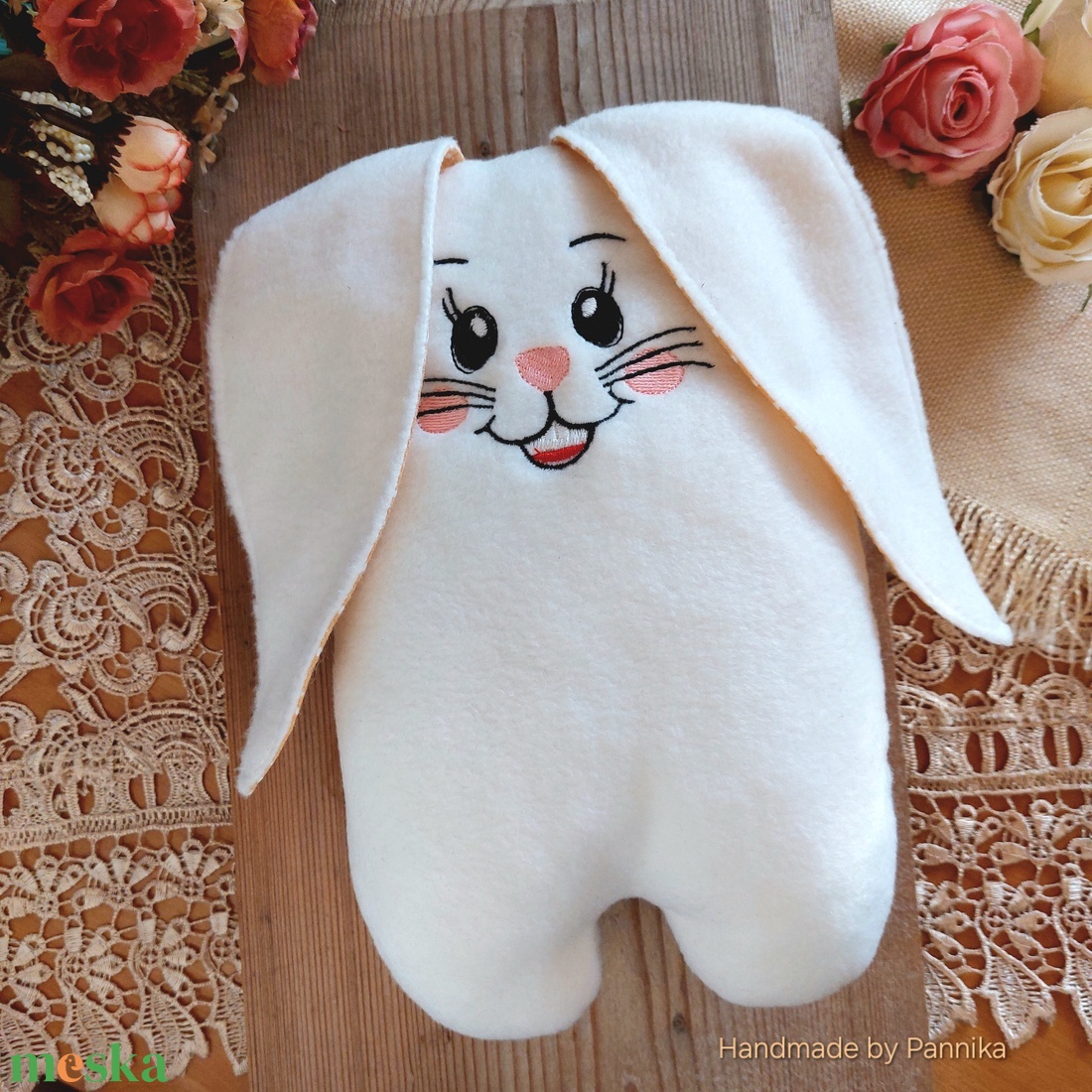 Puha NYUSZI - játék & sport - plüssállat & játékfigura - nyuszi - Meska.hu