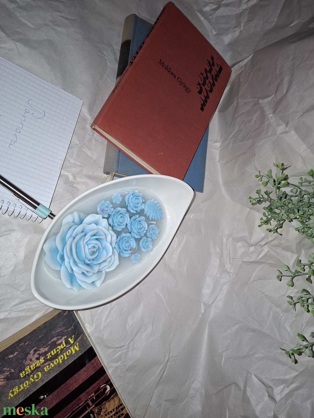 Rózsatál - otthon & életmód - gyertya, illat, aroma - gyertya - Meska.hu