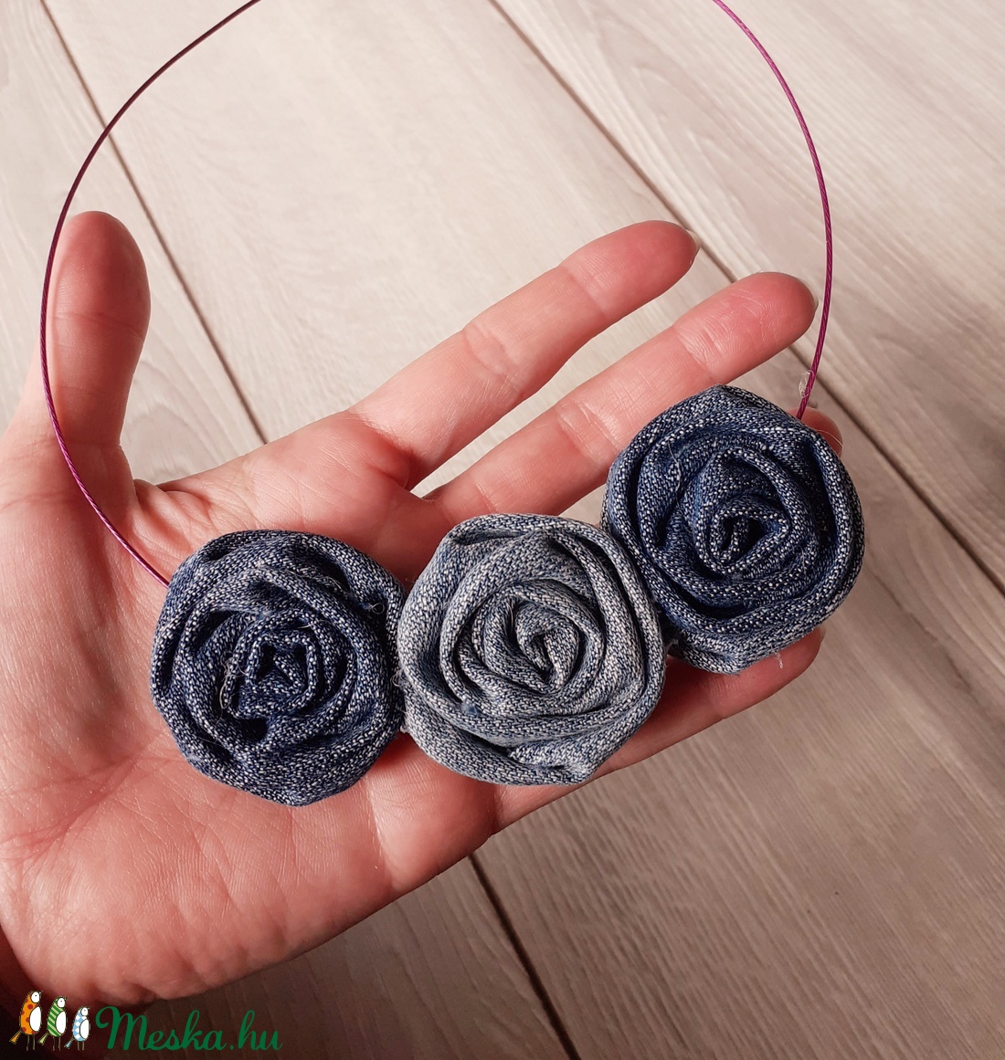 Farmer nyaklánc Pántvirágosan - ékszer - nyaklánc - medálos nyaklánc - Meska.hu