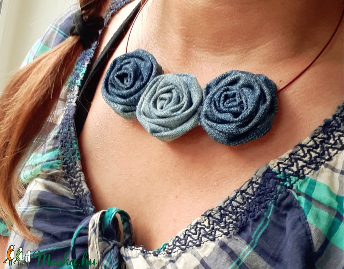 Farmer nyaklánc Pántvirágosan - ékszer - nyaklánc - medálos nyaklánc - Meska.hu